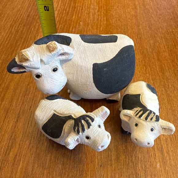 Artisania rinconada figurine Cow Family 3 Pieces Retired - Picture 4 of 9